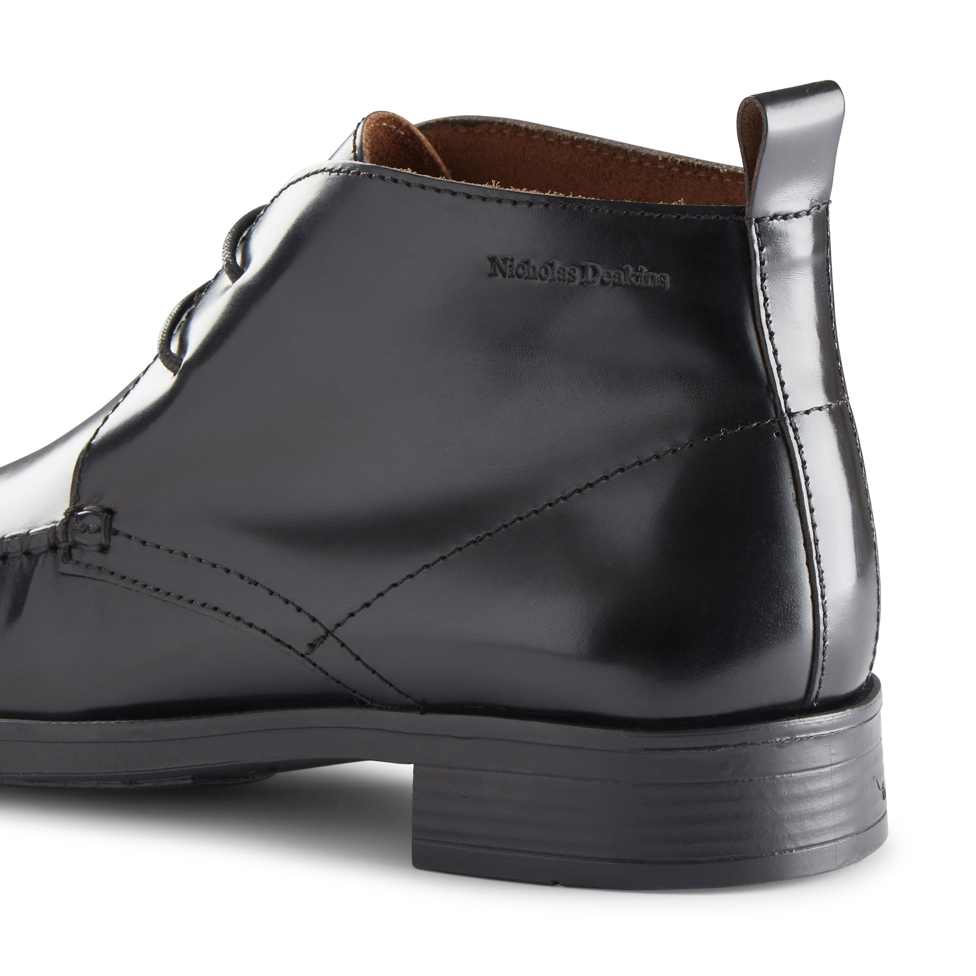 Scope Leather Black LAST PAIRS Nicholas Deakins